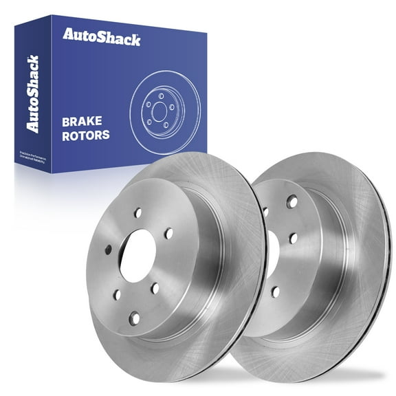 AutoShack Rear Brake Rotors for Nissan & INFINITI, Murano 2003-2007, 2009-2024 Pathfinder 2013-2020 QX60 2014-2020, AWD FWD 4WD L4 2.5L V6 3.5L - 12.12" (307.8 mm), 5-Lug