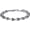 03 Skull/Stainless(Small), variant on Gothic Skull Bracelet for Men Women, Stainless Steel 18K Gold Plated Silver Black Punk Skeleton Head Chain Bracelet, Party Accessories for Rapper Biker