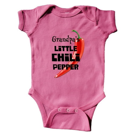 

Inktastic Grandpa s Little Chili Pepper Gift Baby Boy or Baby Girl Bodysuit