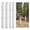 white, variant on Tree Trunk Protector Wrap, 15.7x1.6in & 15.7x2in, Squirrel and Mouse Bite Deterrent for Bark, Spiral Garden Guard for Young Saplings, 4-Pack