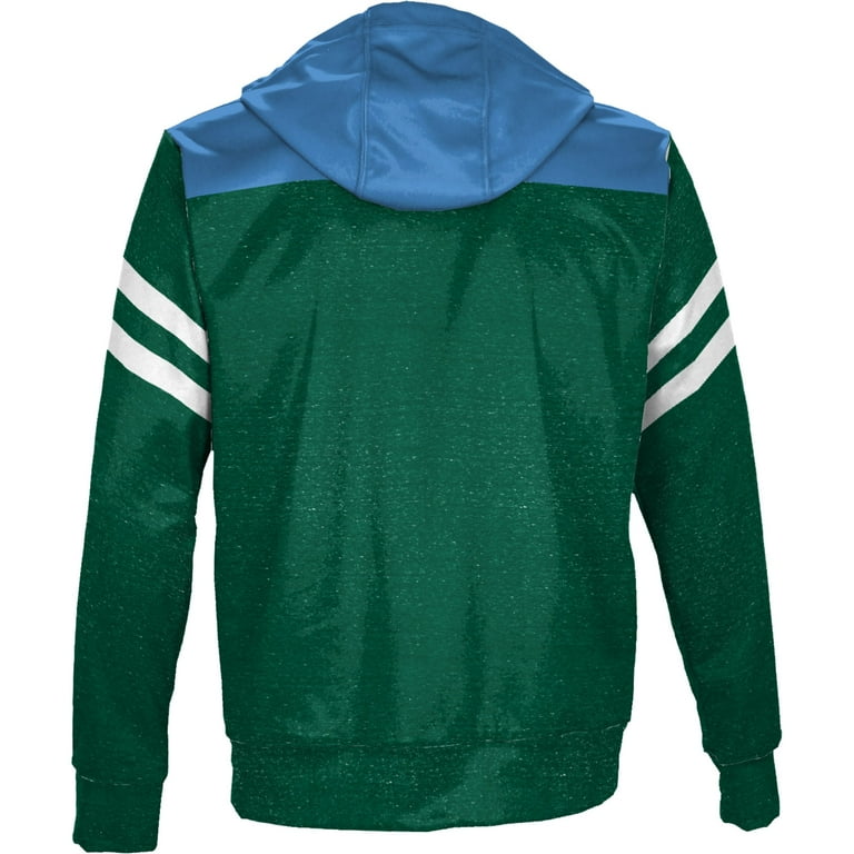 Men's Green Tulane Green Wave Full-Zip Hoodie