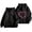 #03-Black, variant on Women's Full Zip Up Hoodie with Pink Ribbon Print Breast Cancer Awareness Sweatshirt Jacket Casual Outerwear