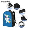 thumbnail image 5 of Fotbe Cool Unicorn Star Golden Travel Laptop Backpack, Business Slim Sturdy Laptops Backpack, Water Resistant College School Computer Bag Gift for Men & Women Fits 15.6 Inch Notebook, 5 of 8