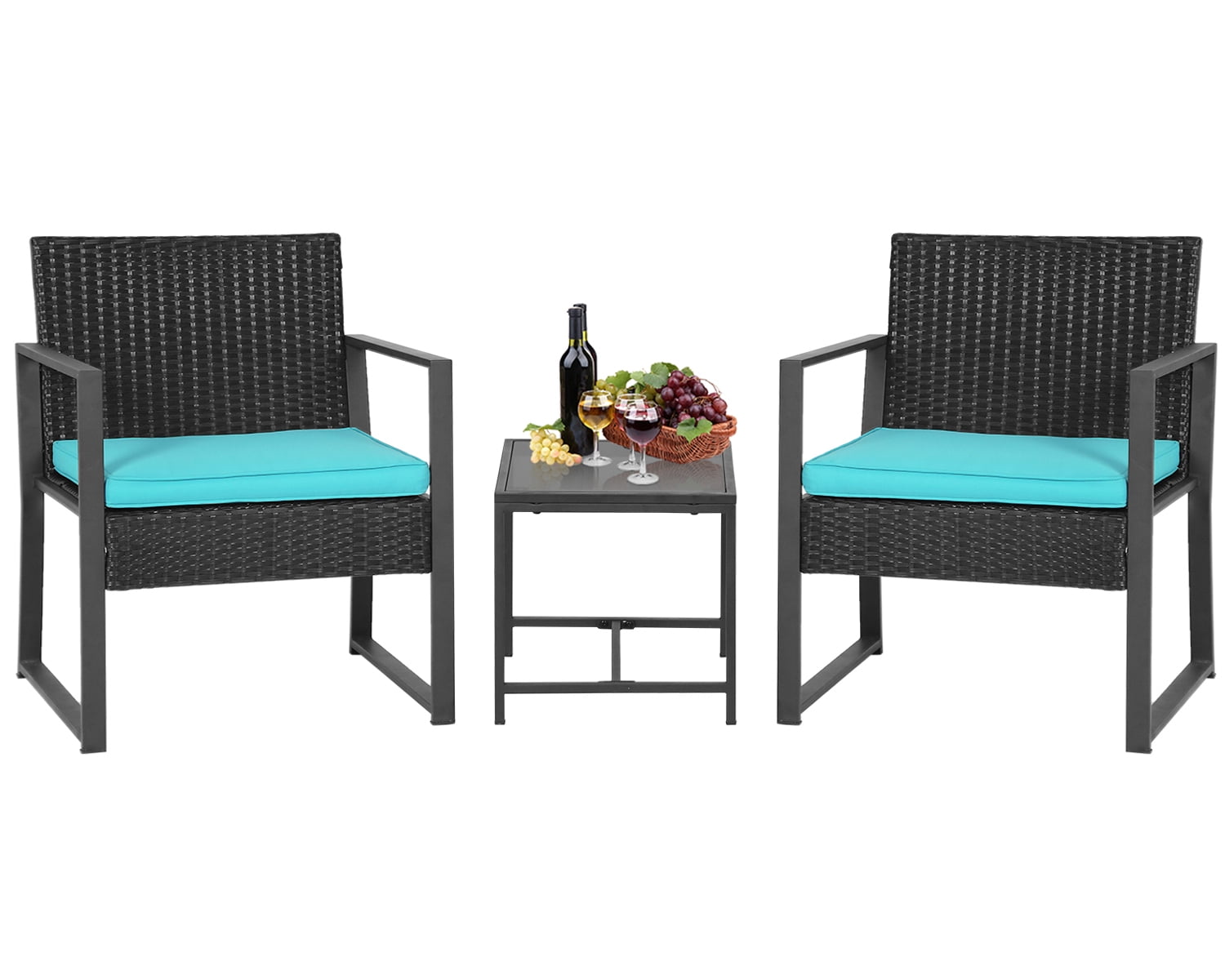 CL.HPAHKL 3 Piece Patio Furniture Set,outdoor Furniture Patio Set Patio