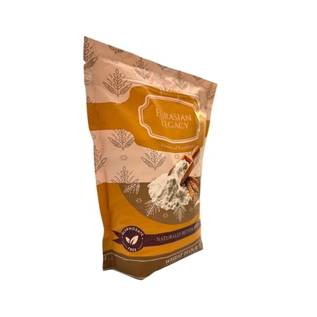 EURASIAN LEGACY WHEAT FLOUR, HIGH-PROTEIN, NON-GMO, GLYPHOSATE-FREE, UNBLEACHED, PERFECT FOR BREAD & BAKING, 3 LB