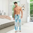 thumbnail image 6 of Hippos with Flowers Men's Pajama Pants Lightweight Sleepwear Bottom Lounge Pants, 6 of 6