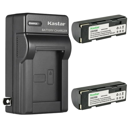 Kastar 2x Battery and AC Wall Charger Replacement for Fuji FinePix 6800 Zoom FinePix 6800Z FinePix 6900 Zoom FinePix 6900Z MX-1700 MX-1700Z MX-2700 MX-2900 MX-2900Z MX-4800 MX-4900 MX-6800 MX-6900