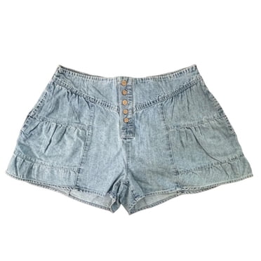 As Sweet As Can Be Light Denim Junior Women's Shorts size Medium