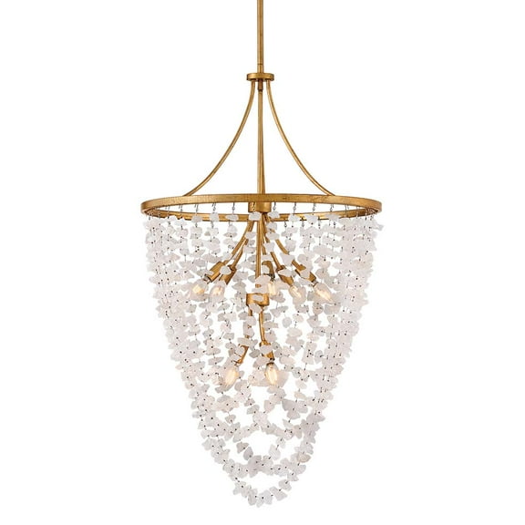 Fredrick Ramond Fr41596 Myra 8 Light 24" Wide Ring Chandelier - Brass