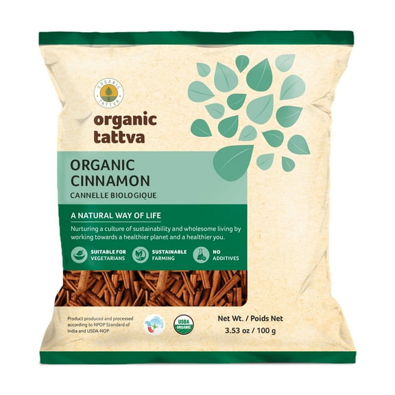 Organic Tattva Cinnamon 3.53oz