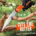 thumbnail image 4 of GEREMF-GROWIT Folding Camping saw 11 Inch - Heavy Duty Pruning Saw with Triple-Cut SK5 Blade, 7 TPI Razor Teeth for Tree Trimming, Wood Cutting, Camping, Bushcraft, and Gardening, 4 of 4
