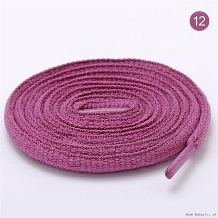 

1Pair Oval Athletic Shoelaces Sport Sneaker Boots Shoe Laces Strings Multicolor