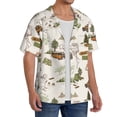 thumbnail image 2 of Sikiie Road Trip Men's Wrinkle Free Untucked Cuban Shirt Business Casual Button Down Shirts Short Sleeve ShirtMedium, 2 of 5