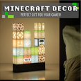 thumbnail image 2 of Minecraft Building Block Desk Lamp Diy Stitching Table Lamp Toys Usb Night Light Gifts, 2 of 4