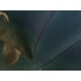 thumbnail image 4 of Ambesonne Underwater Quilted Bedspread Set 3 Pcs, Green Turtle Sunbeam, King Size, Pale Brown Dark Blue, 4 of 5