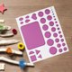 thumbnail image 4 of unbranded De Herramientas De Quilling Con Plantilla Eva Morada Para Manualidades Y Arte En Papel, 4 of 6