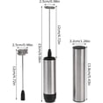 thumbnail image 6 of Glam Hobby Electric Milk/Coffee Frother, Battery Powered  Mini Mixer Electric Handheld -Whisk Drink Blender for Coffee,Mini Foamer for Cappuccino,Lattes, Matcha, Hot Chocolate, 6 of 6