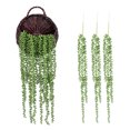 thumbnail image 2 of Planta de hojas verdes en cascada Gardenne, sin mantenimiento, ideal para amantes de las plantas, hojas verdes realistas para colgar en la pared, decoración vibrante para el hogar, suculentas, 2 of 7