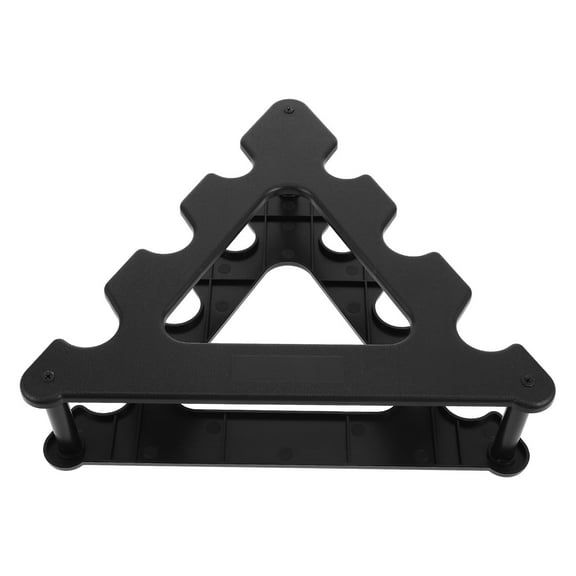 Black Durable 3 Tier Dumbbell Storage Rack for Home Saving Heavy Duty PP Material