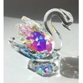 thumbnail image 4 of Carlucci Italian Crystal AB Swarovski Elements Stunning Swan Figurine 2.5", 4 of 7