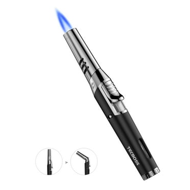 Tecboss Torch Lighters, Butane Lighter Jet Flame Refillable for Grill BBQ Candle Camping