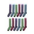 thumbnail image 2 of Gelante 12 Pairs Women Knee High Socks - Pattern #8, 2 of 6