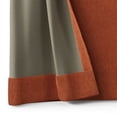 thumbnail image 5 of Mainstays Kids Orange Solid Ribbed Corduroy Blackout Rod Pocket with Back Tabs Single Curtain Panel, Set of 1, 38" W x 84" L, 5 of 8