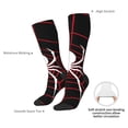 thumbnail image 4 of Goofa Spider On The Web Pattern Adult Stockings, Color-Block Knee High Socks, Comfortable and Breathable, Soft and Stretchable, Sports, and Decoration, 4 of 6
