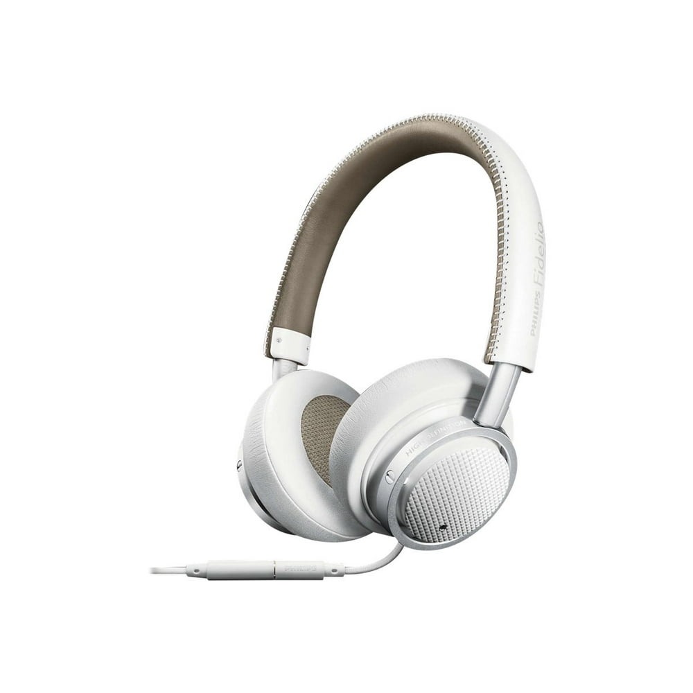Philips Fidelio M1MKIIWT Headphones with mic onear wired 3.5