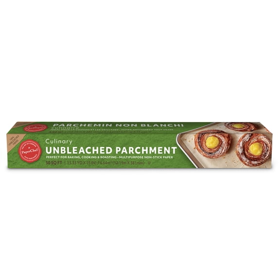 PaperChef Unbleached Parchment Paper Roll, 50 Sq ft