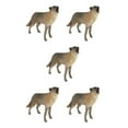 thumbnail image 1 of Guardoinrt Interactive Simulation Animal Figures Model for Kids Educational Toys Howling Wolf Type A 5Set, 1 of 6