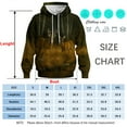 thumbnail image 5 of Rebaike Men's & Women's Deer Couple Hoodie 3D Forest Buck and Doe Pullover Sweatshirt, 5 of 8