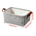 thumbnail image 3 of Corduroy Storage Basket Collapsible Storage Bin with Reinforced Handles Foldable Basket Organizer for Kids Toys Clothes Closet, 3 of 7