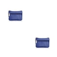 thumbnail image 3 of Sonducket Cartera de cuero para mujer, almacenamiento de llaves, fecha de viaje portátil, llavero, monedero, monedero, organizador, bolsa para Azul 2piezas, 3 of 6
