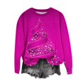 thumbnail image 4 of WXLWZYWL Christmas Sweatshirt for Women Plus Size 3D Print Novelty Pullover Tops Casual Dressy Blouse 2024 Xmas Trendy Tops, 4 of 4
