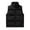 Black, variant on BiZtdJrK Men's Big and Tall Puffer Vests Solid Color Casual Sleeveless Windproof Vest Jacket Outdoor Lightweight Winter Outwear with Pockets Prime Sales Clearance White L
