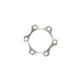 thumbnail image 5 of Toystoory Freno de disco de bicicleta de 160mm, acero al carbono, bicicleta plegable, línea central de carretera, pieza de repuesto para ciclismo, Type2 NO2 Toystoory CBP235931, 5 of 6