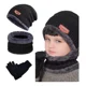 thumbnail image 1 of 3en1 Gorro Bufanda Guantes Tejido Para Niños Frio Invierno, 1 of 8