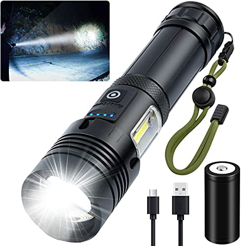 990000 lumens XHP70.2 Quality Powerful LED flashlight Rechargeable Zoom Torch US 