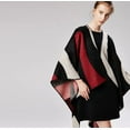 thumbnail image 2 of PIKADINGNIS Women Shawel Wraps Office Beach Poncho Opean Front Sweaters Coat Long Scarf Blanket, 2 of 5