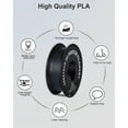 thumbnail image 3 of GEEETECH Matte PLA Filament, 1.75mm Matte Black 3D Printer Filament, 1kg Spool (2.2lbs), Dimensional Accuracy +/- 0.03 mm, Fit Most FDM Printer, 3 of 6
