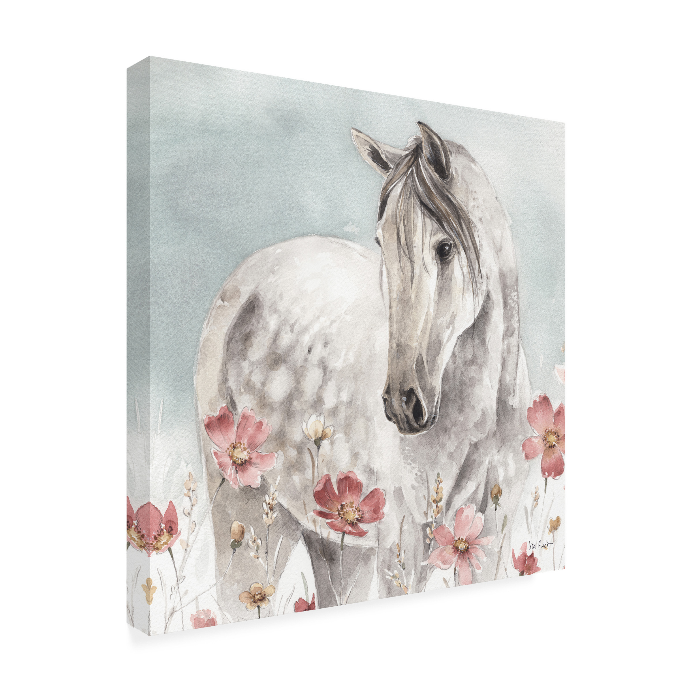 Trademark Fine Art 'Wild Horses IV' Canvas Art by Lisa Audit
