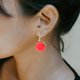 thumbnail image 3 of 1 par de pendientes bonitos de resina con forma de fruta para mujer, divertidos pendientes colgantes, joyería única, pendientes de resina para piercing, accesorios de moda para niñas, 3 of 7