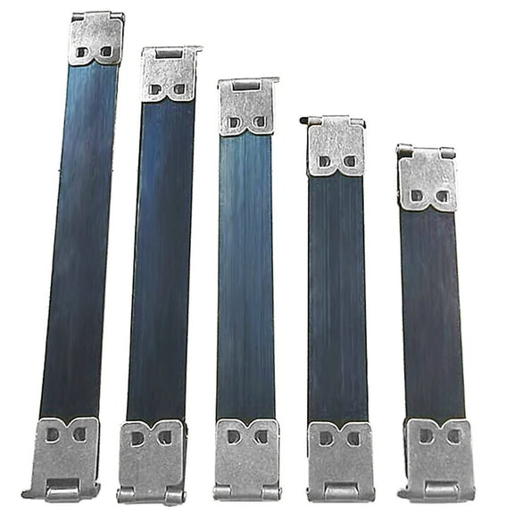 50Pcs Metal Internal Flex Frame Kiss Clasp Handbag Hinges Spring Bag Accessories for DIY Craft Coin Purse Bag Wallet Sewing Making 8/9/10/11/12cm