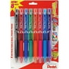 Pentel Wow! Colors Retractable Ball Point Pens Medium 8/Pkg-Assorted Colors