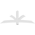 thumbnail image 4 of 96"W x 36"H x 6"D x 6"F, 9/12 Pitch, Davenport Architectural Grade PVC Gable Bracket, 4 of 8