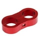 thumbnail image 4 of Abrazadera separadora de manguera de agua doble universal AN4//AN8/ Billet AN8 rojo, 4 of 9