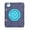 Azul+Azul, variant on Spider Web-Patterned iPad Case, Compatible with iPad Pro 11-inch/Air 4/Air 5, with Pen Slot, Silicone Case, Tablet Stand