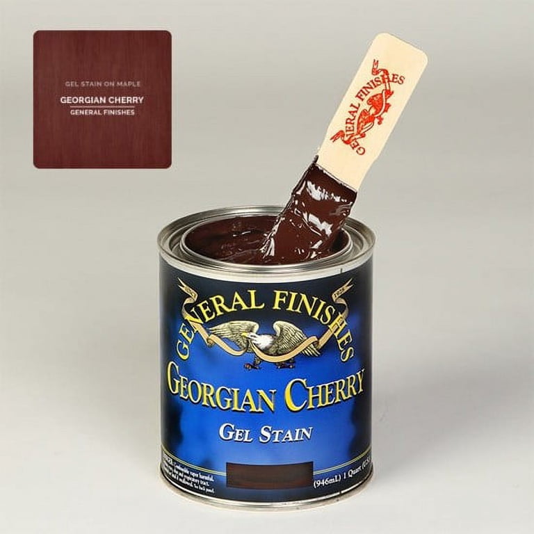 General Finishes, Gel Stain, Oil Based, Georgian Cherry, Pint