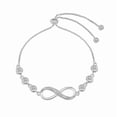 thumbnail image 6 of Infinity Love Bracelets for Women Charm Adjustable Link Chain Bracelets Anniversary Fashion Gift for Sister Wife Jewelry Silver, 6 of 8
